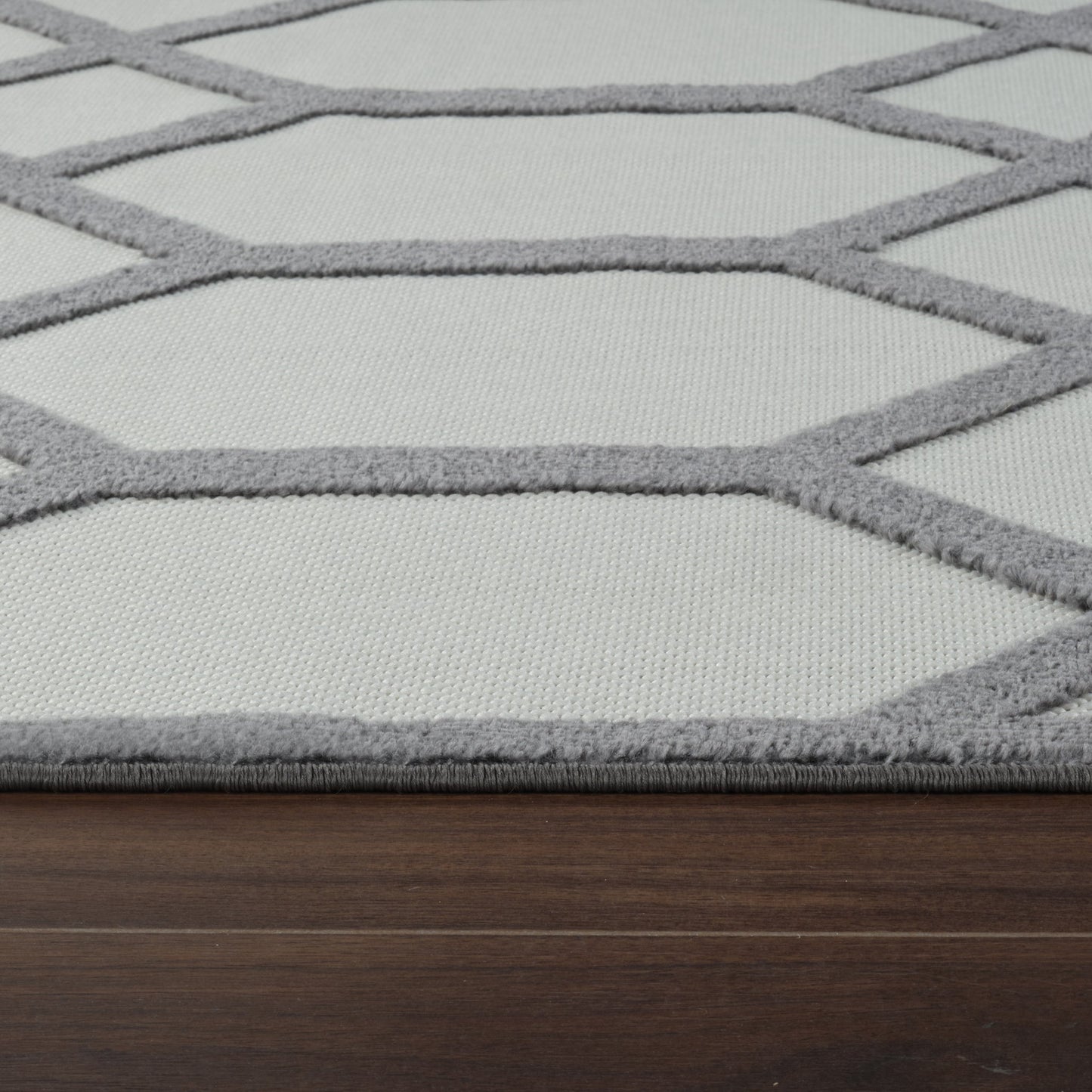 Alfombra Abstract Geometric Grey Rug - Area Rugs - Rug Branch