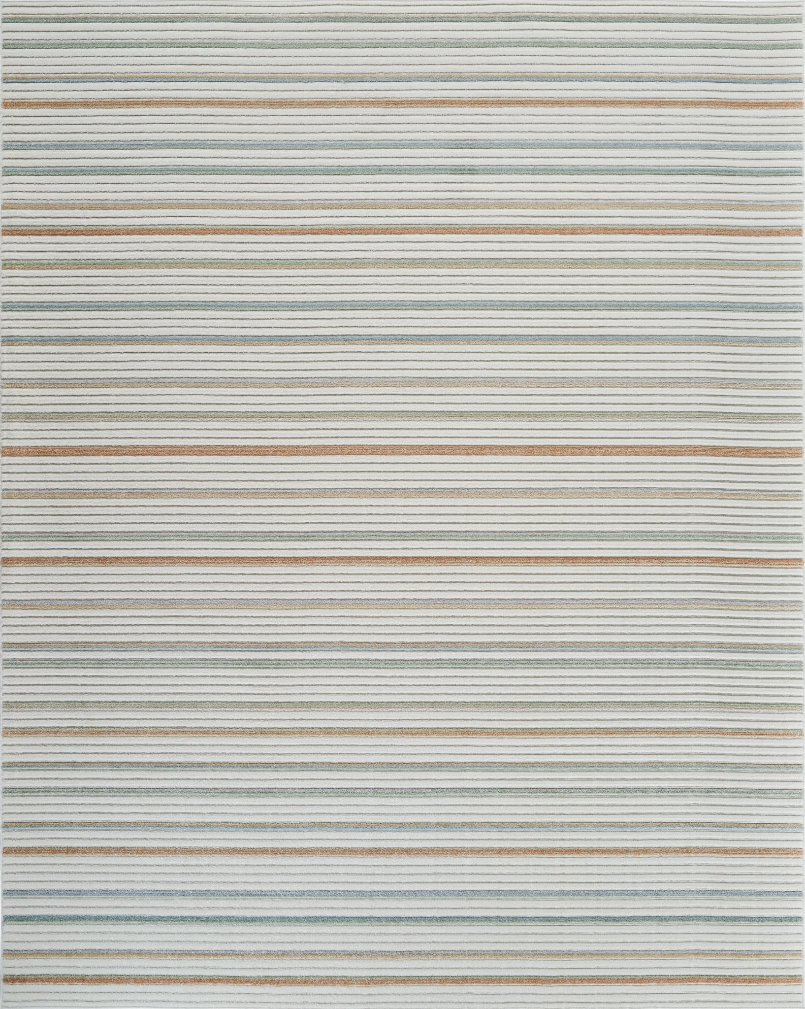 Alfombra Striped Modern Cream Rug - Area Rugs - Rug Branch