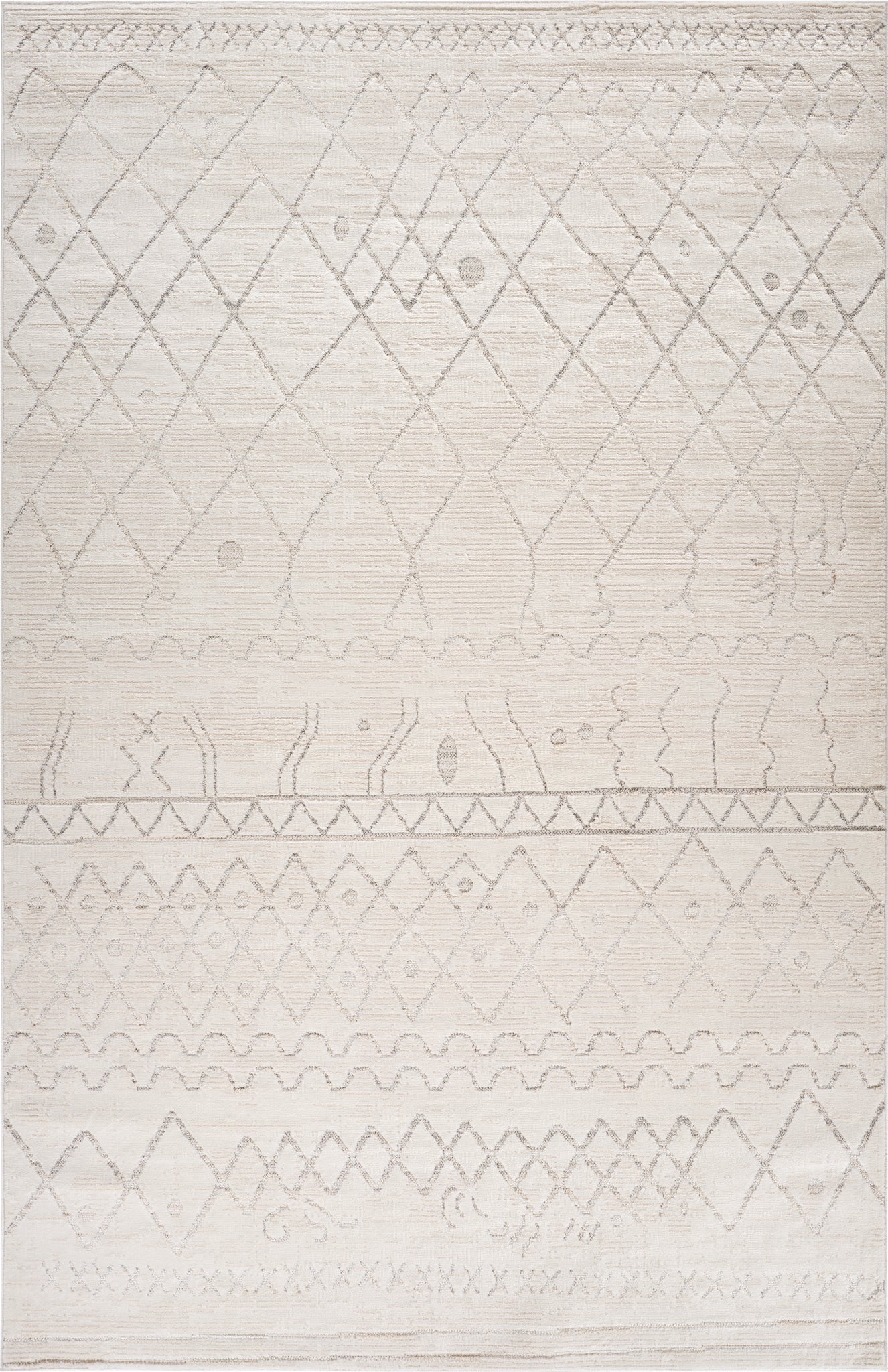 Astra Boho Abstract Beige Rug - Area Rugs - Rug Branch