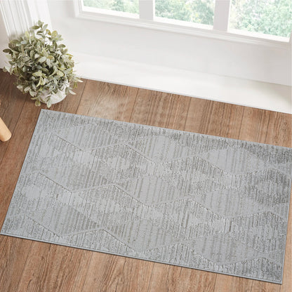 Astra Modern Abstract Grey Rug - Area Rugs - Rug Branch