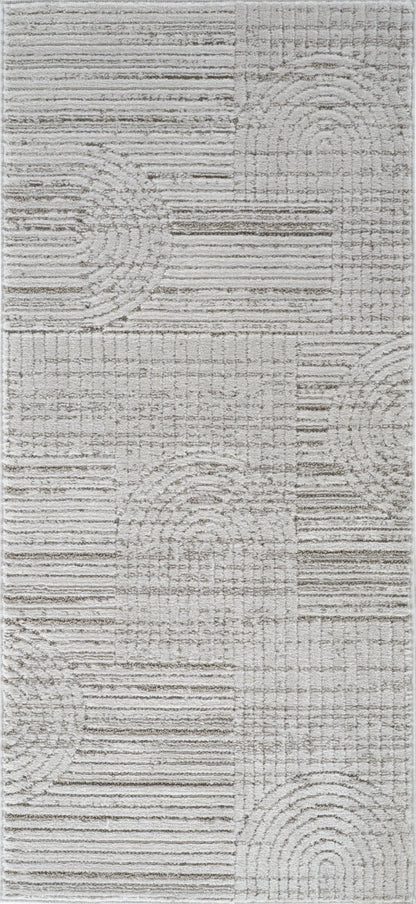 Astra Modern Geometric Grey Rug - Area Rugs - Rug Branch