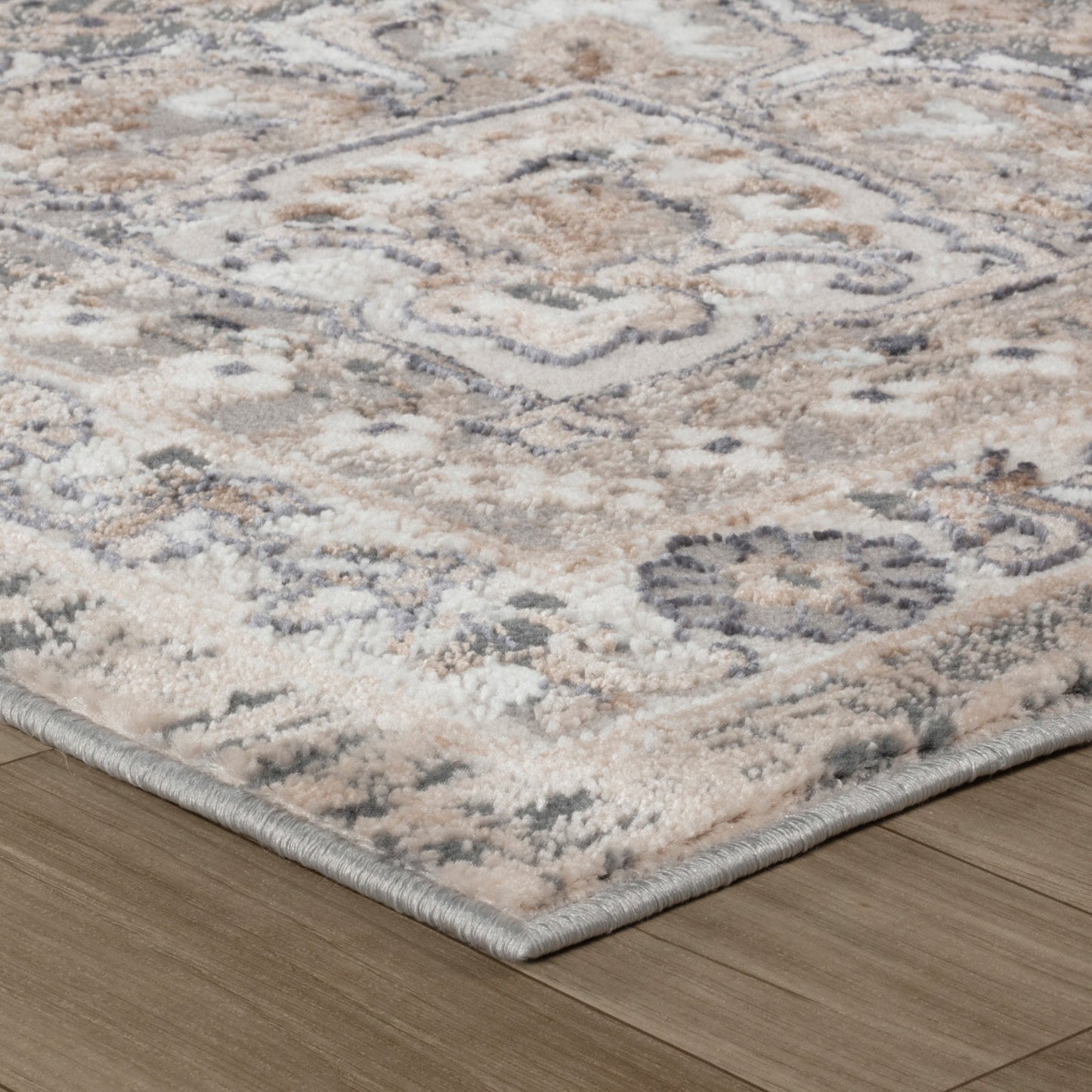 Atlas Classic Oriental Grey Rug - Area Rugs - Rug Branch