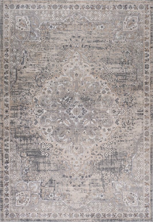 Atlas Classic Oriental Grey Rug - Area Rugs - Rug Branch