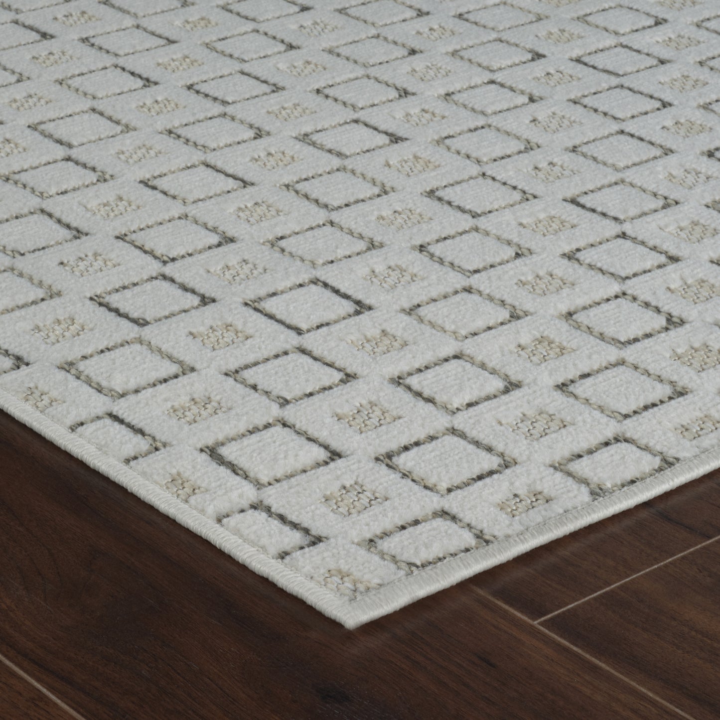 Maise Abstract Modern Cream Rug