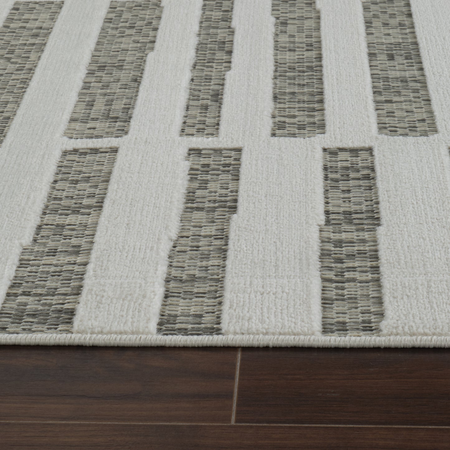 Maise Abstract Modern Cream Rug