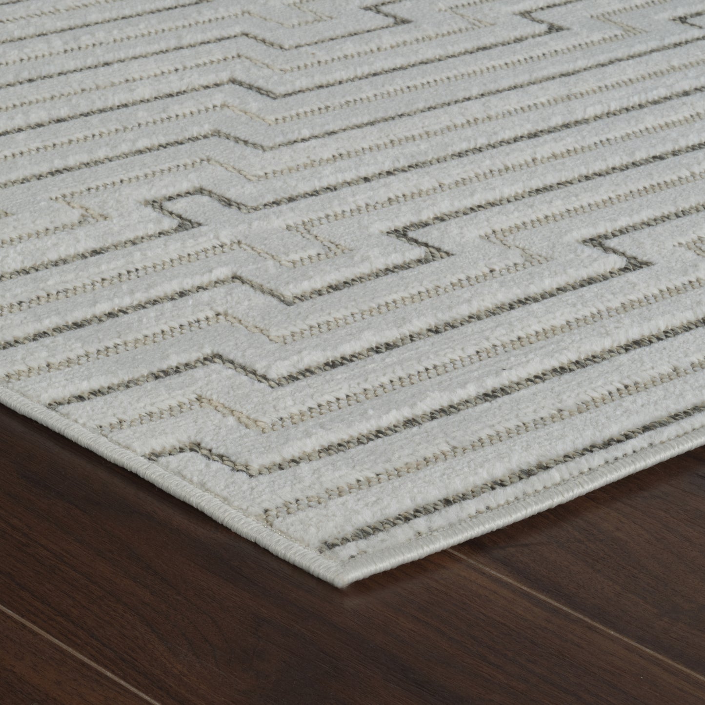 Maise Abstract Modern Cream Rug