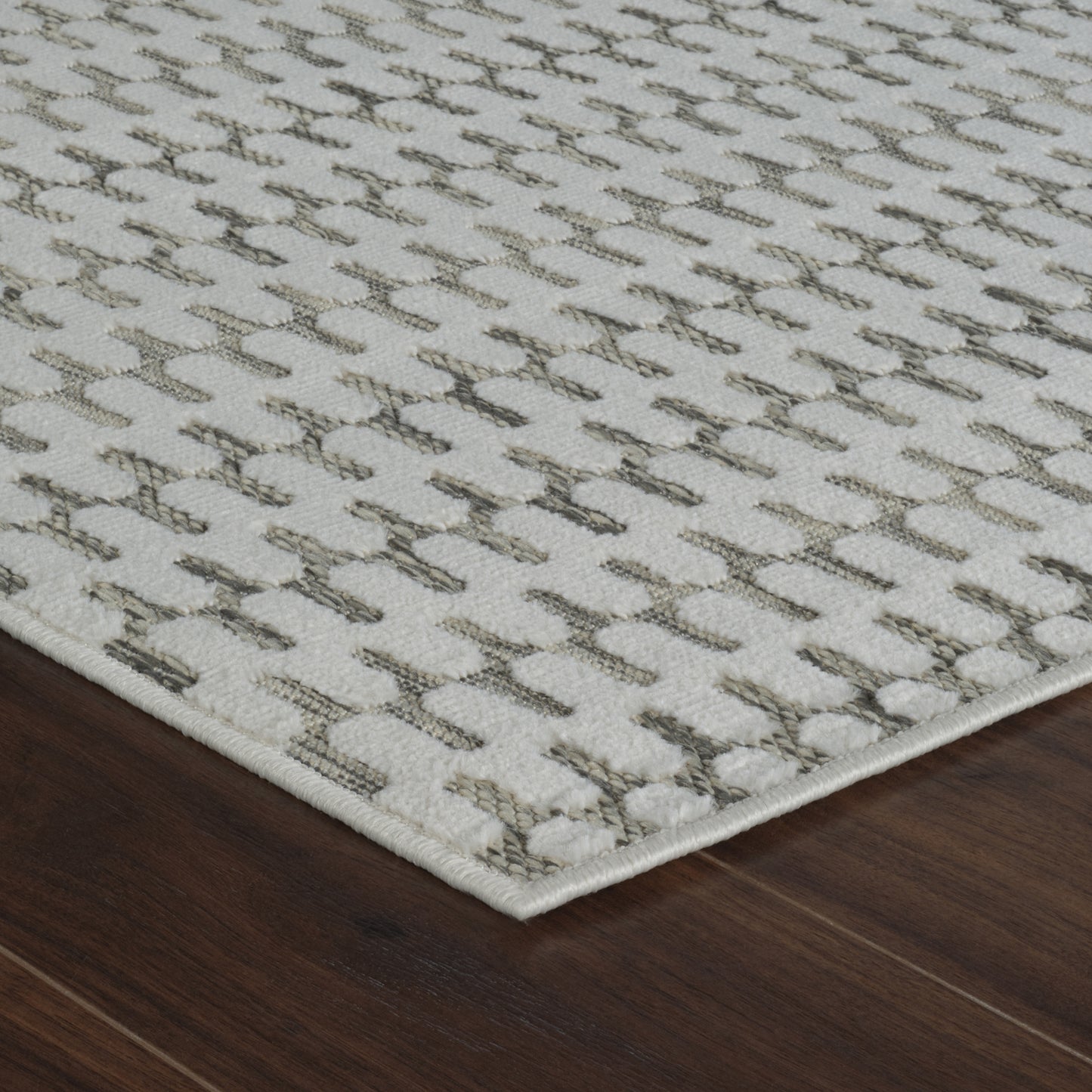 Maise Abstract Modern Cream Rug