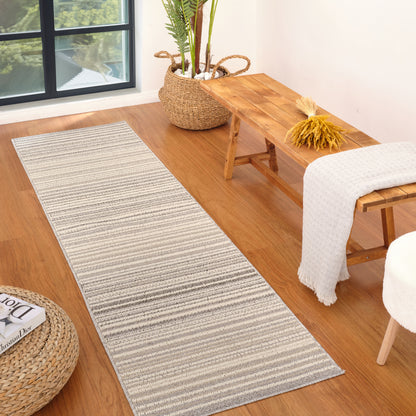 Jules Modern Lines Grey Rug