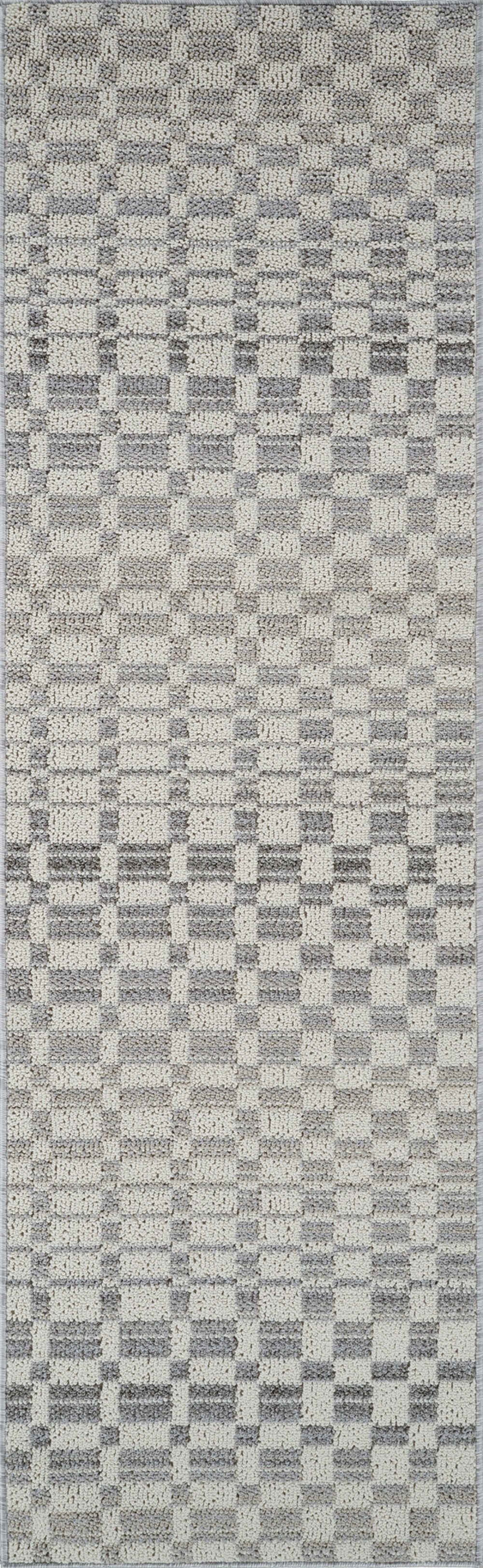 Kashi Geometric Contemporary Grey and Beige Indoor Rug