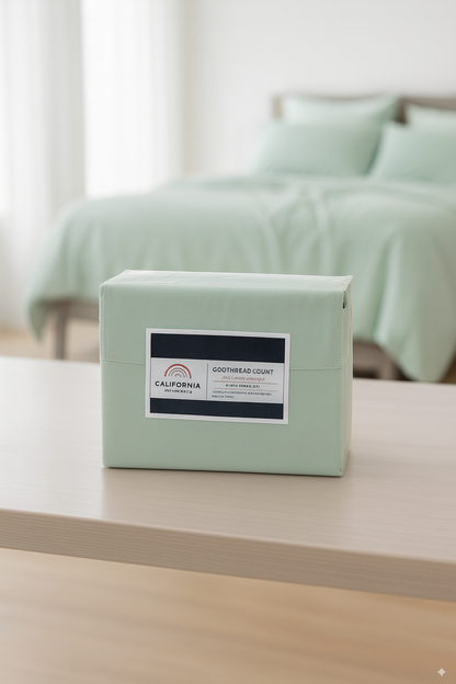 Rug Branch California Cotton Club Sheet Set - Sage