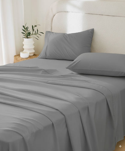 Rug Branch California Cotton Club 2 PC King Pillowcases- Light Grey-1