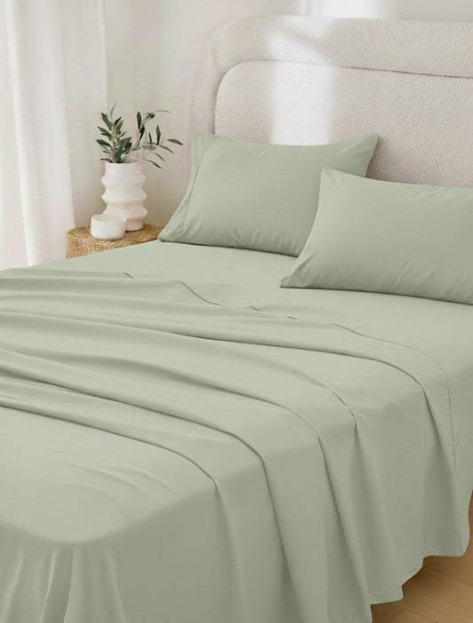 Rug Branch California Cotton Club 2 PC Queen Pillowcases-Sage-1