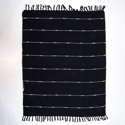 Decorative Throw Black & White