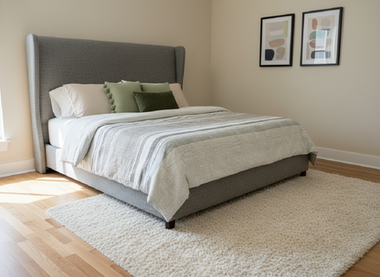 100% Jacquard Microfiber Taupe Duvet Cover Set