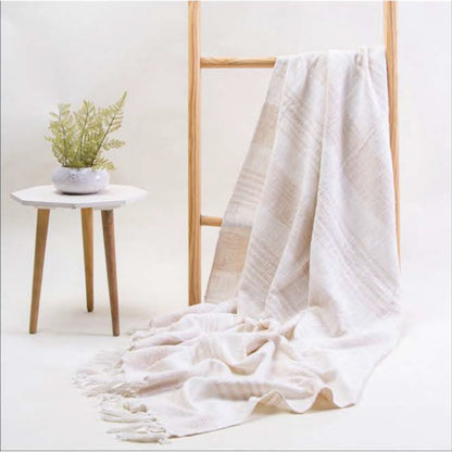 Decorative Throw Ivory