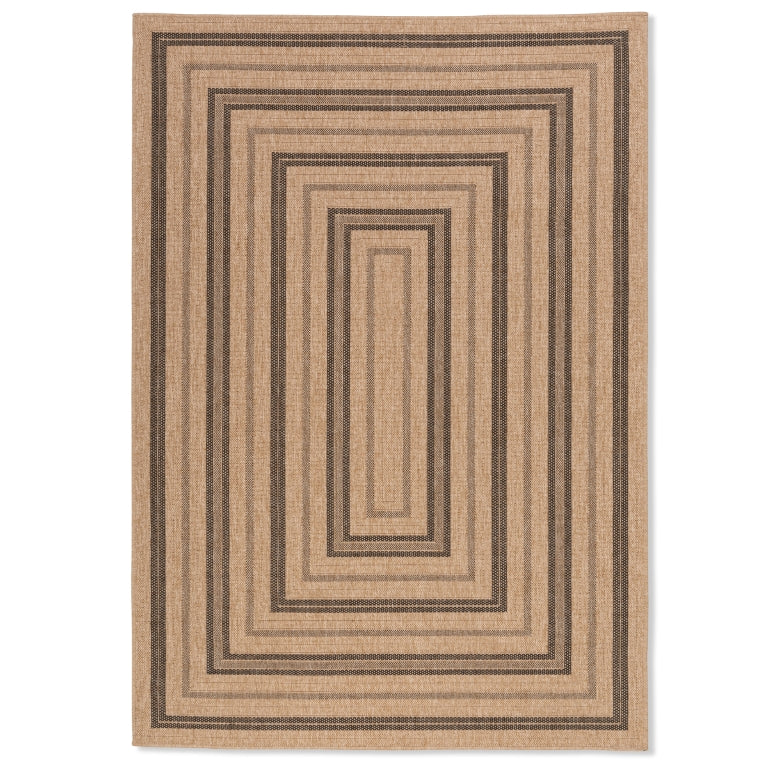 Geometric Modern Jute Outdoor Rug