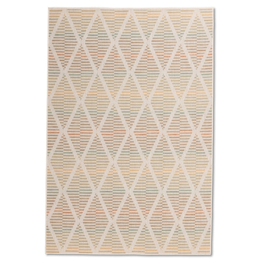 Geometric Modern Multi Outdoor Rug