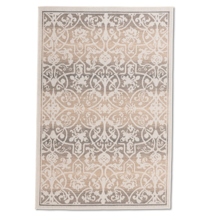 Damask Modern Multi Outdoor Rug