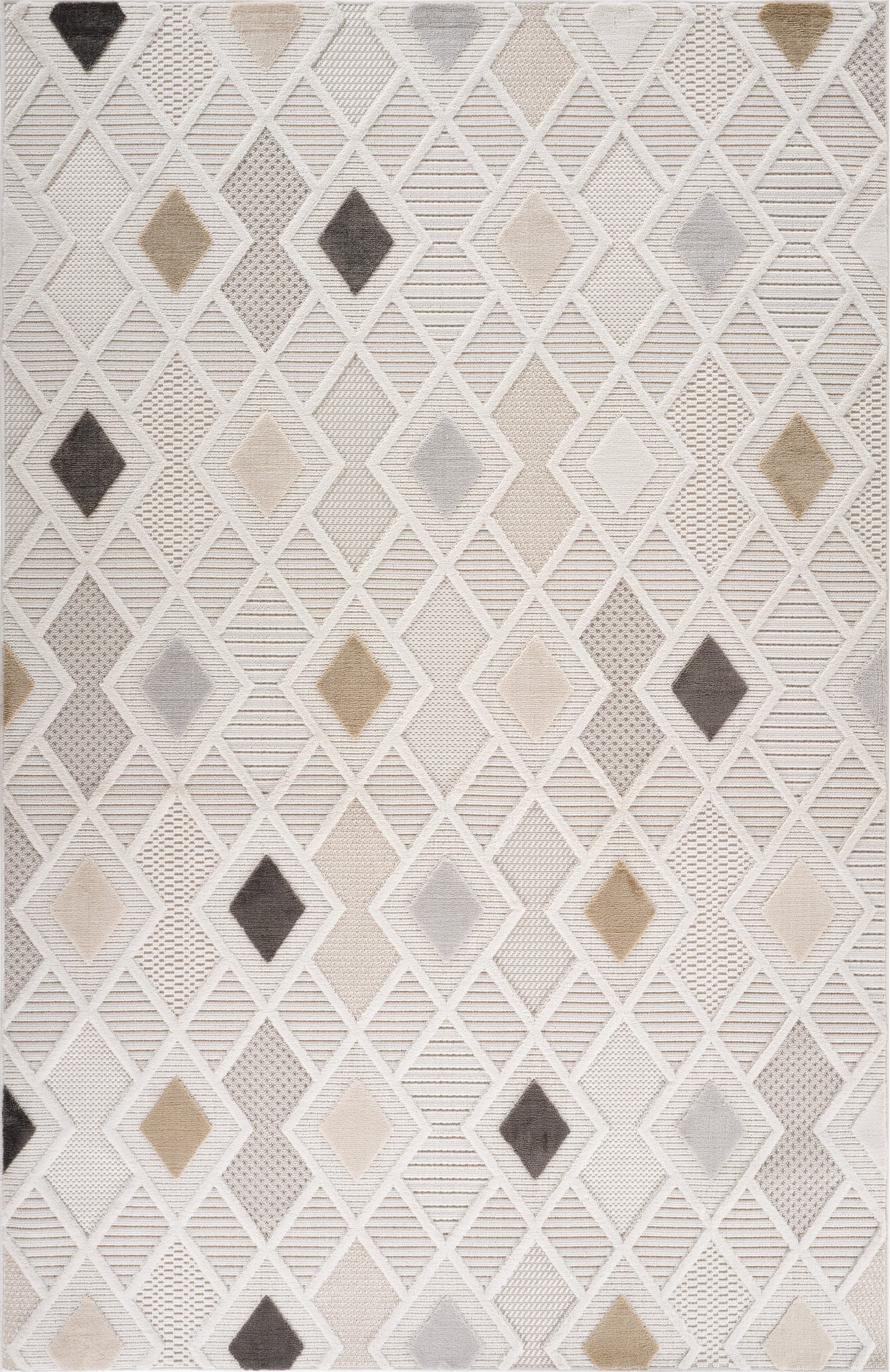 Maison Geometric Modern Cream Rug