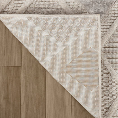 Maison Geometric Modern Cream Rug