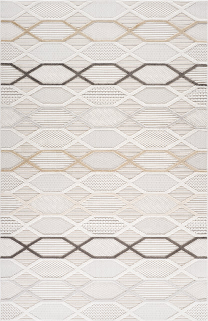 Maison Geometric Modern Cream Rug