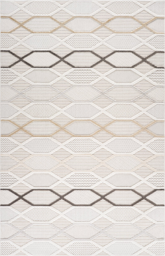 Maison Geometric Modern Cream Rug