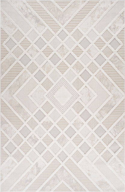 Maison Modern Geometric Cream Rug