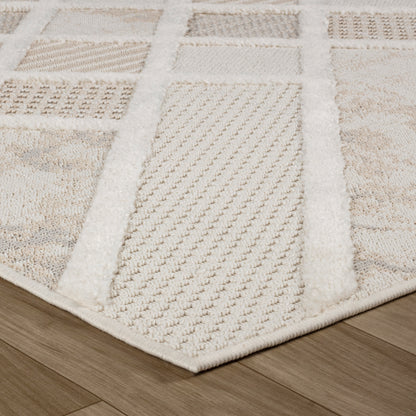 Maison Modern Geometric Cream Rug