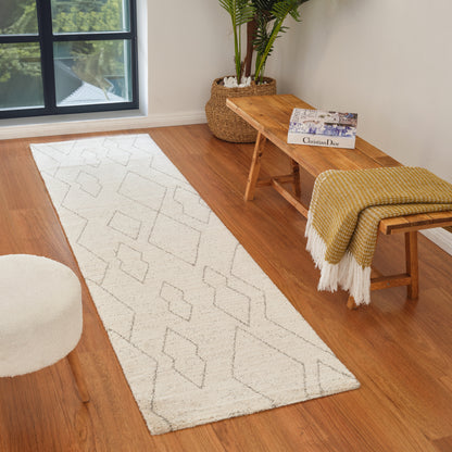 Casa Abstract Boho Beige Rug