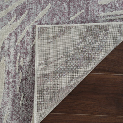 Nomad Abstract Coastal Purple Rug