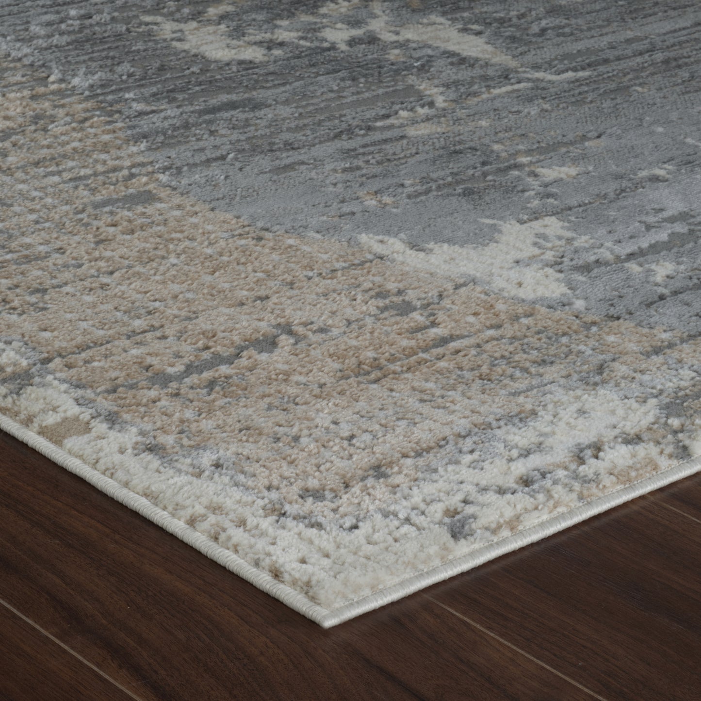 Nomad Abstract Modern Cream Rug