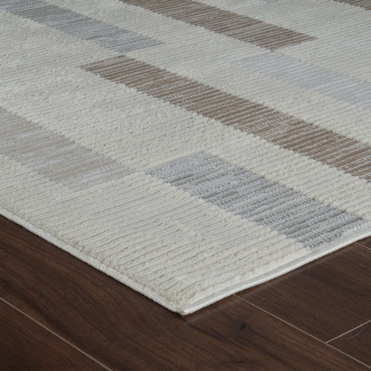 Nomad Abstract Modern Beige Rug