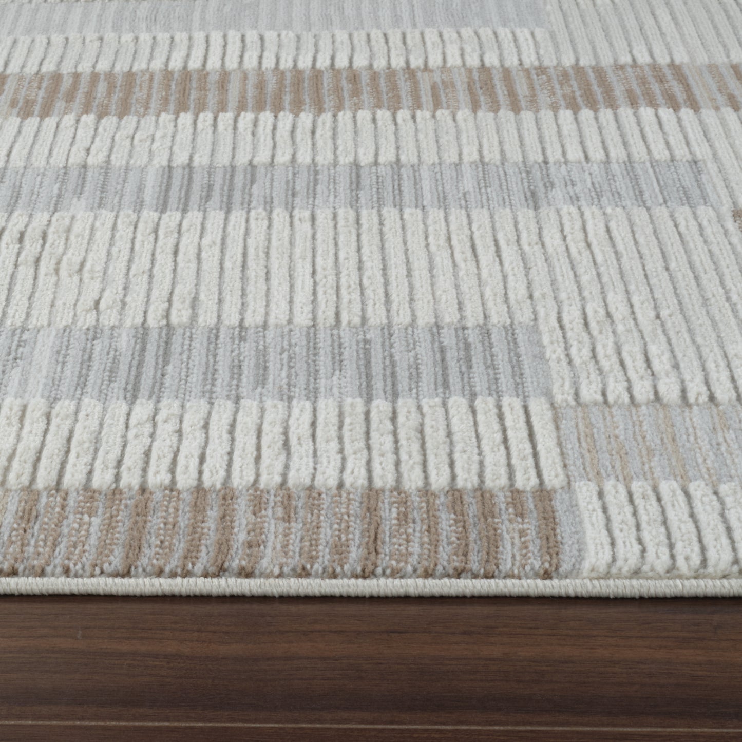 Nomad Abstract Modern Beige Rug