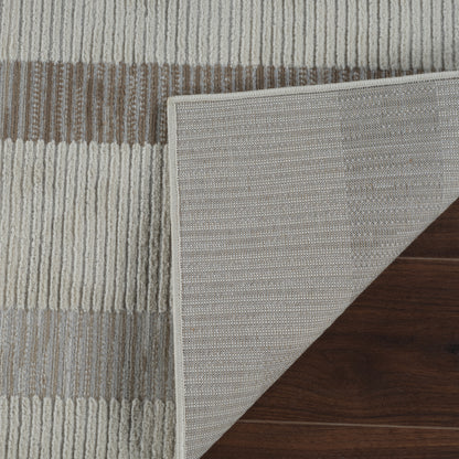 Nomad Abstract Modern Beige Rug