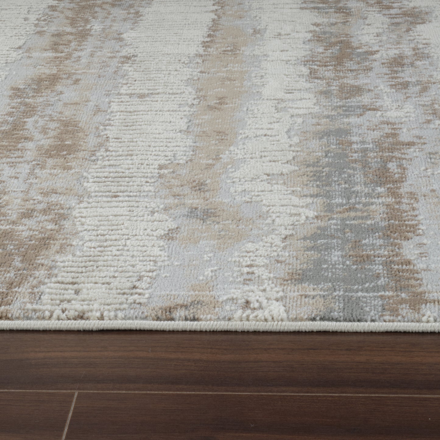 Nomad Abstract Modern Beige Rug