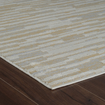 Nomad Abstract Modern Beige Rug