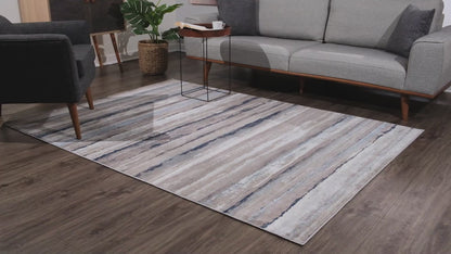 Havana Scandinavian Contemporary Blue Rug