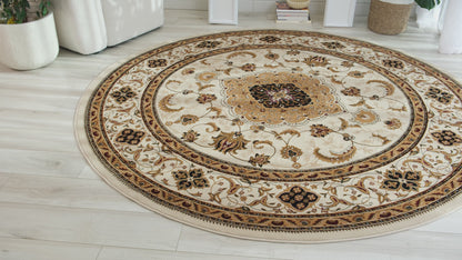 Majestic Persian Traditional Beige Rug