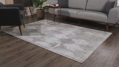 Havana Moroccan Contemporary Grey Rug