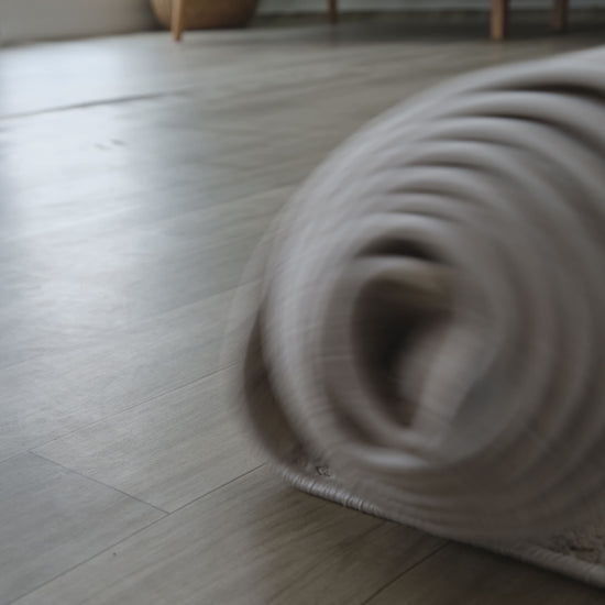 Kaori Abstract Contemporary Beige and Cream Indoor Rug-7