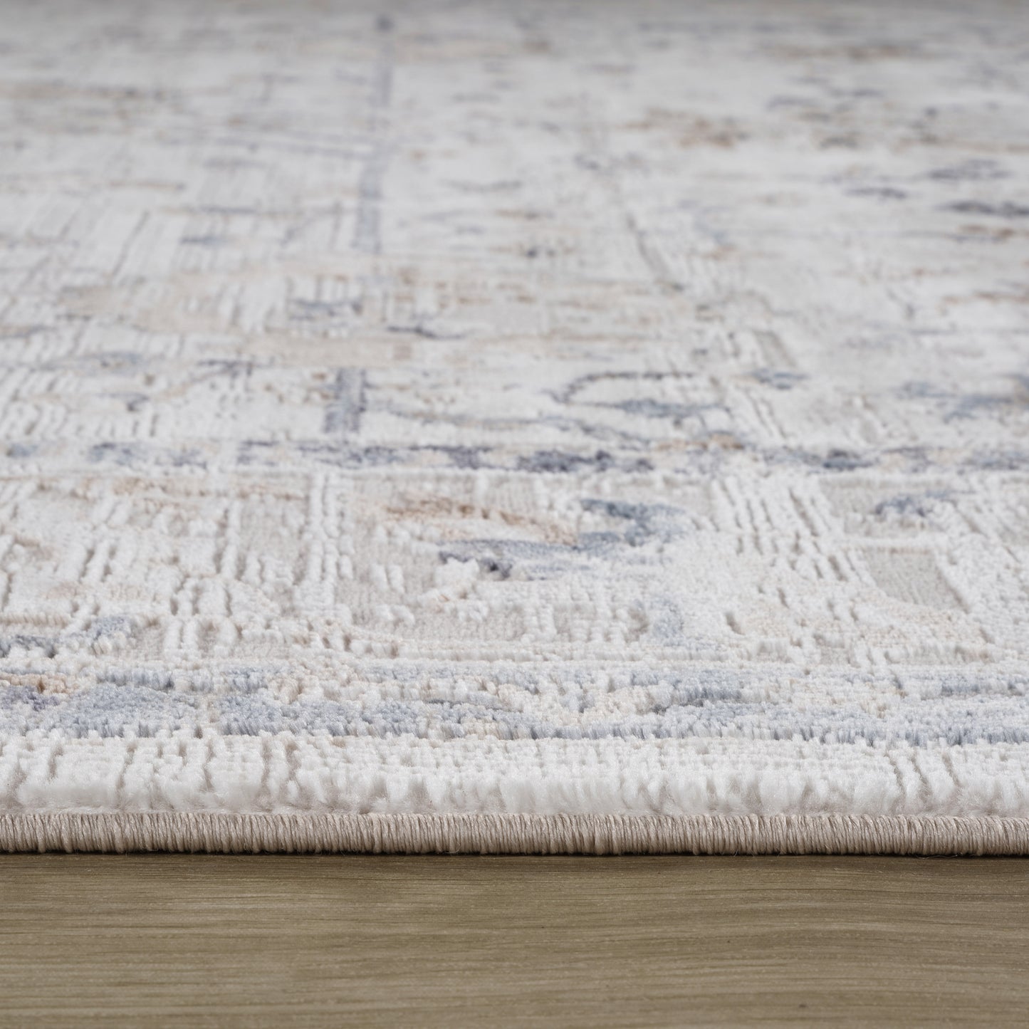 Atlas Scandinavian Distressed Beige Rug