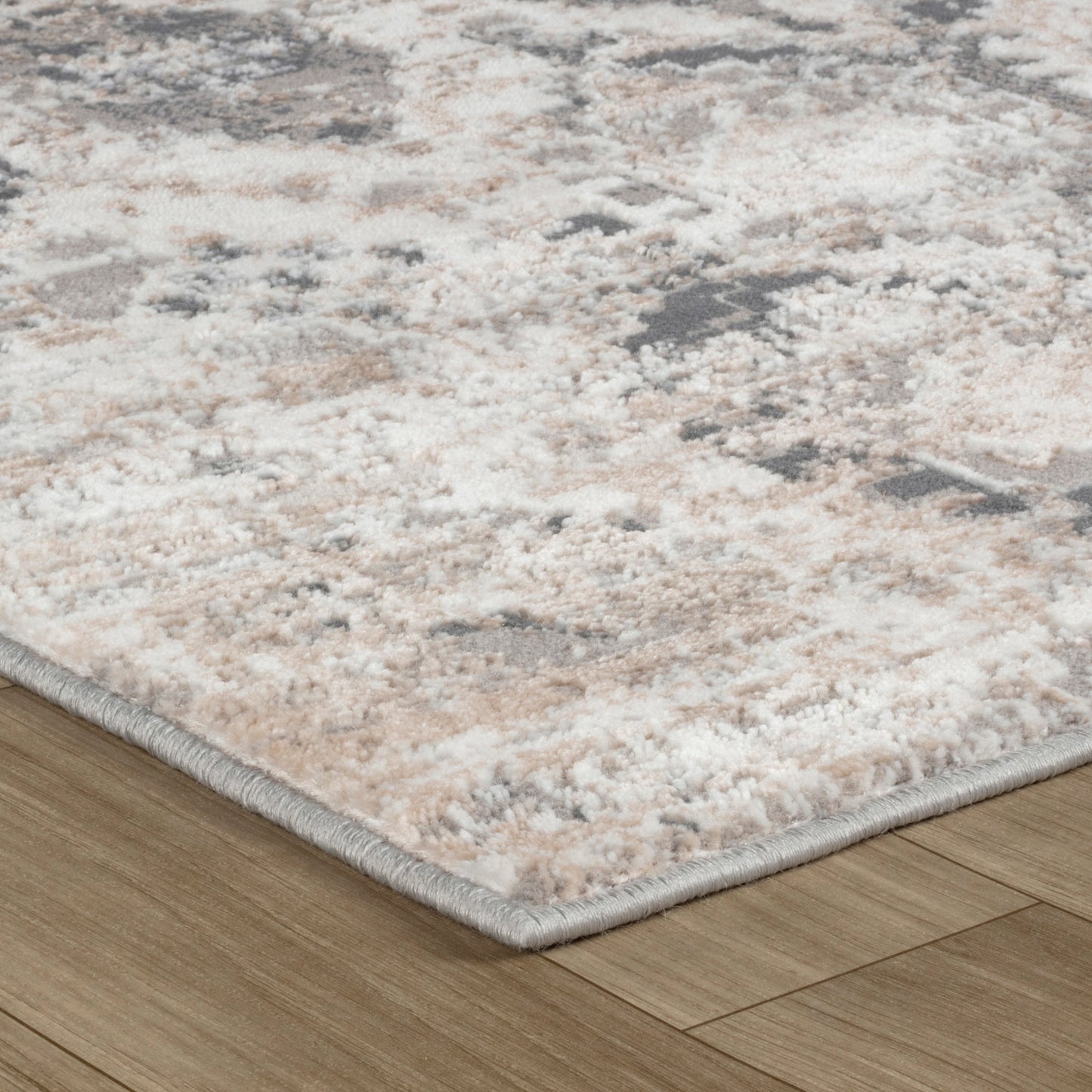 Atlas Fractal Modern Beige Rug