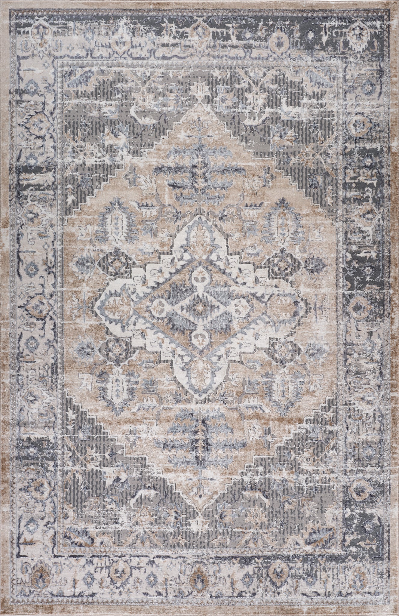 Atlas Vintage Oriental Brown Rug