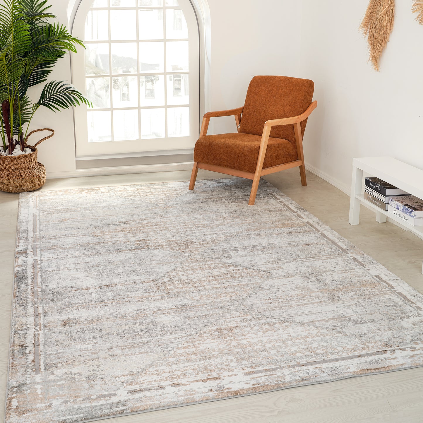 Atlas Vintage Boho Brown Rug