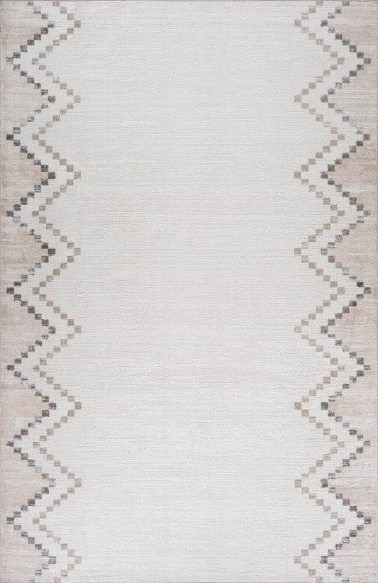 Cadence Abstract Boho Beige Rug