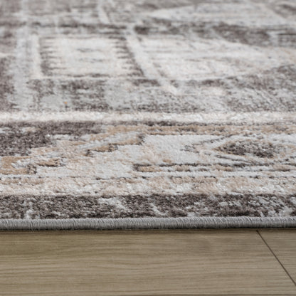 Cadence Vintage Distressed Brown Rug