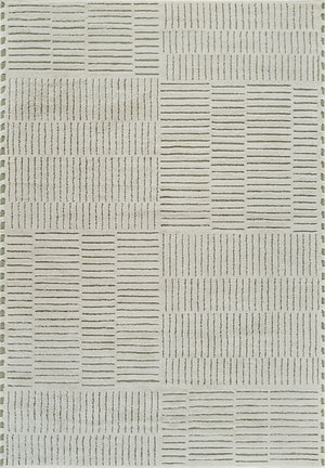 Tapis Domus Abstract Modern Vert Olive