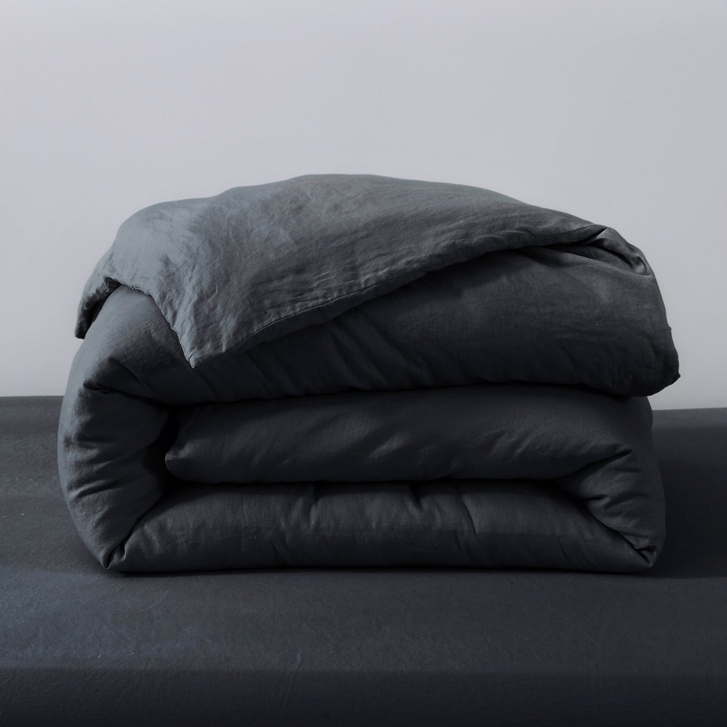 Rug Branch French Linen Charcoal Grey Duvet Cover