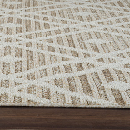 Hogar Abstract Modern Brown Rug