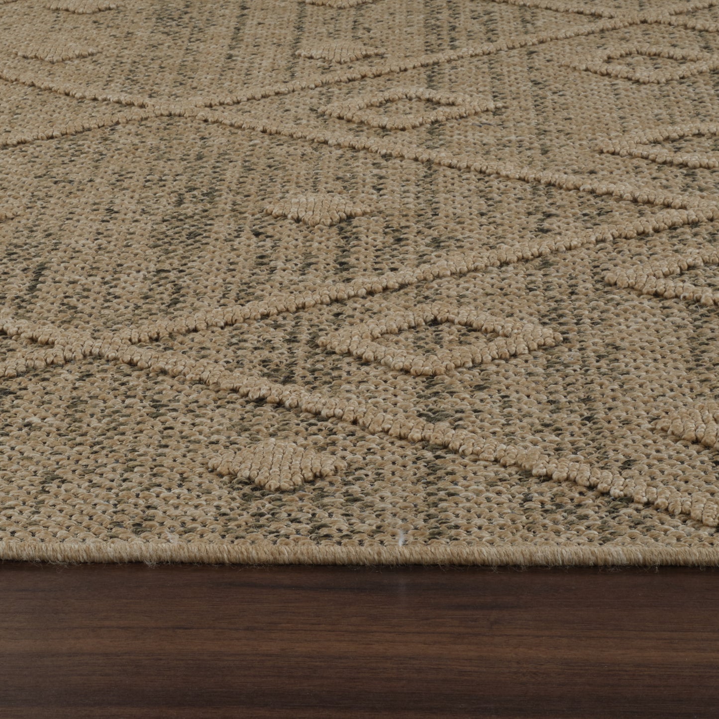 Hogar Abstract Boho Brown Rug